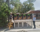 گزارش تصویری برپایی موکب شهدای دانش‌آموز مرکز آموزش عالی امام خمینی(ره)؛ جلوه‌ای از فرهنگ خدمت و میزبانی شایسته
