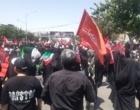 گزارش تصویری حضور رئیس، کارکنان و اعضای هیئت علمی مرکز آموزش عالی امام خمینی(ره) در آیین بدرقه امام شهید امت