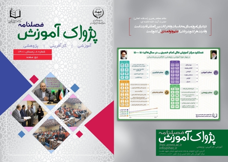 فصلنامه پژواک آموزش شماره 8 - زمستان 1401