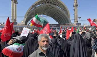 گزارش تصویری حضور رئیس، کارکنان و اعضای هیئت علمی مرکز آموزش عالی امام خمینی(ره) در آیین بدرقه امام شهید امت