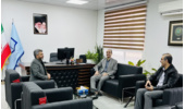دیدار نوروزی رئیس موسسه آموزش و ترویج کشاورزی با رئیس مرکز آموزش عالی امام خمینی(ره)